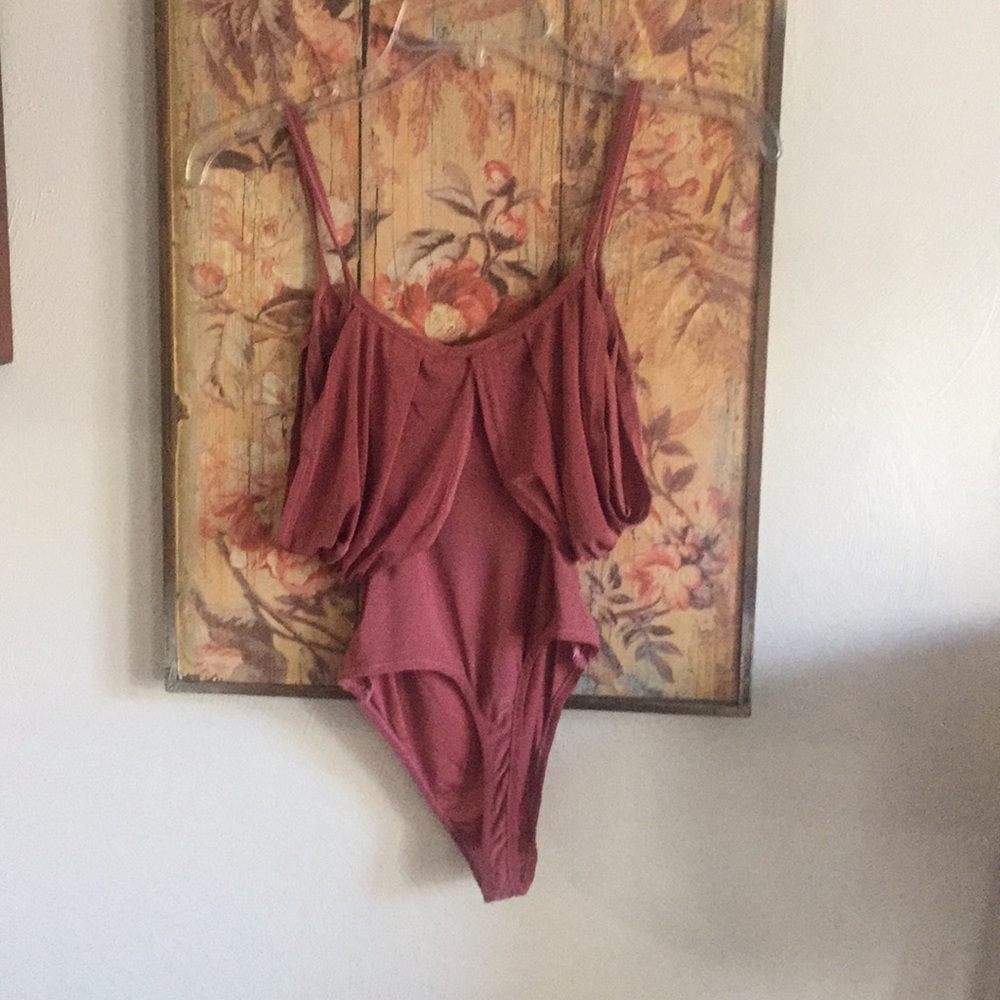 NWT ASOS CLUB L STRETC OFF SHOULDER BODYSUIT TOP 4 - Picture 6 of 13